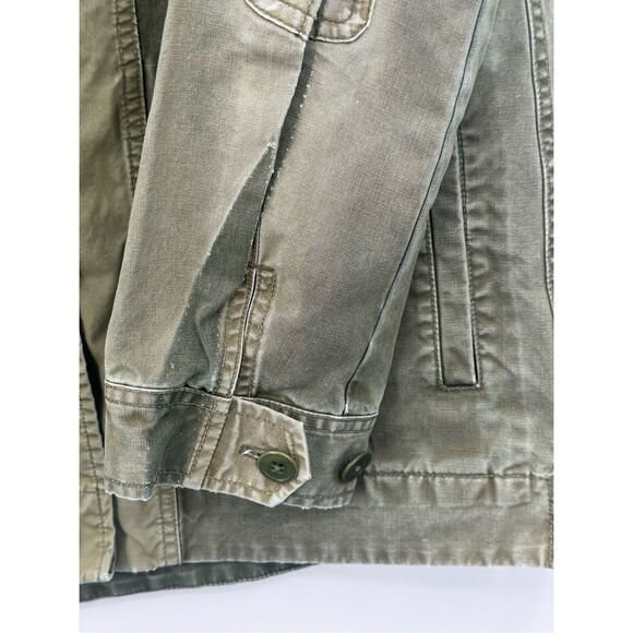J Crew size S green military style jacket - Picture 4 of 16